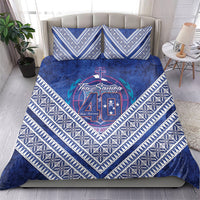 Toa Samoa Rugby Bedding Set 40th Anniversary Samoan Siapo Pattern