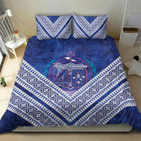 Toa Samoa Rugby Bedding Set 40th Anniversary Samoan Siapo Pattern