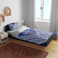 Toa Samoa Rugby Bedding Set 40th Anniversary Samoan Siapo Pattern