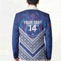 Toa Samoa Rugby Custom Blazer 40th Anniversary Samoan Siapo Pattern