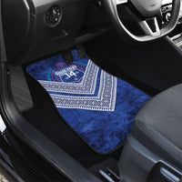Toa Samoa Rugby Custom Car Mats 40th Anniversary Samoan Siapo Pattern LT14 - Polynesian Pride
