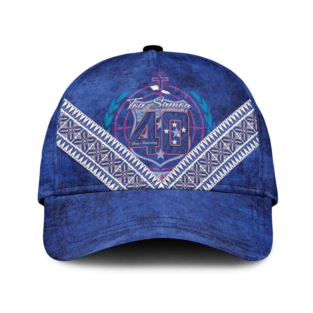 Toa Samoa Rugby Classic Cap 40th Anniversary Samoan Siapo Pattern