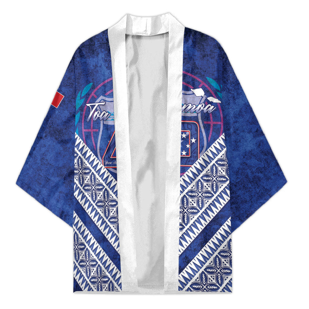 Toa Samoa Rugby Custom Kimono 40th Anniversary Samoan Siapo Pattern