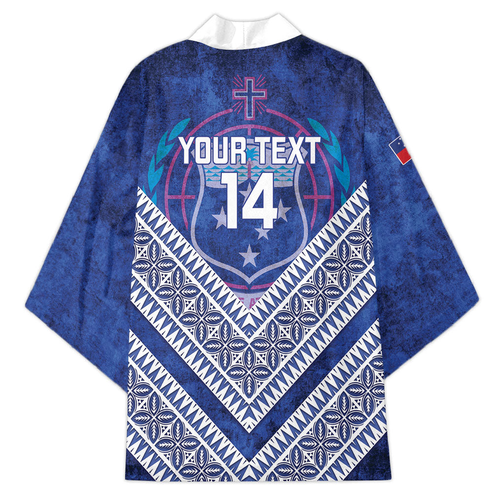 Toa Samoa Rugby Custom Kimono 40th Anniversary Samoan Siapo Pattern