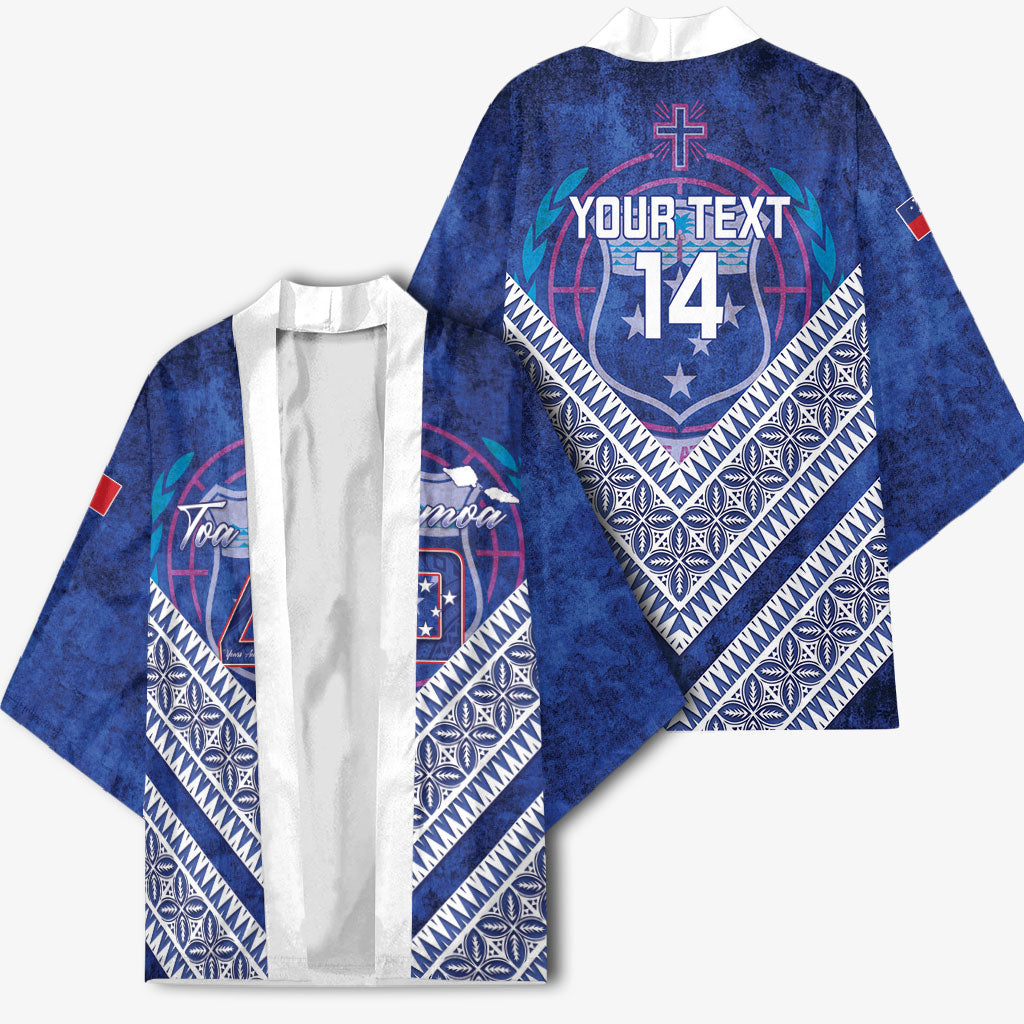 Toa Samoa Rugby Custom Kimono 40th Anniversary Samoan Siapo Pattern
