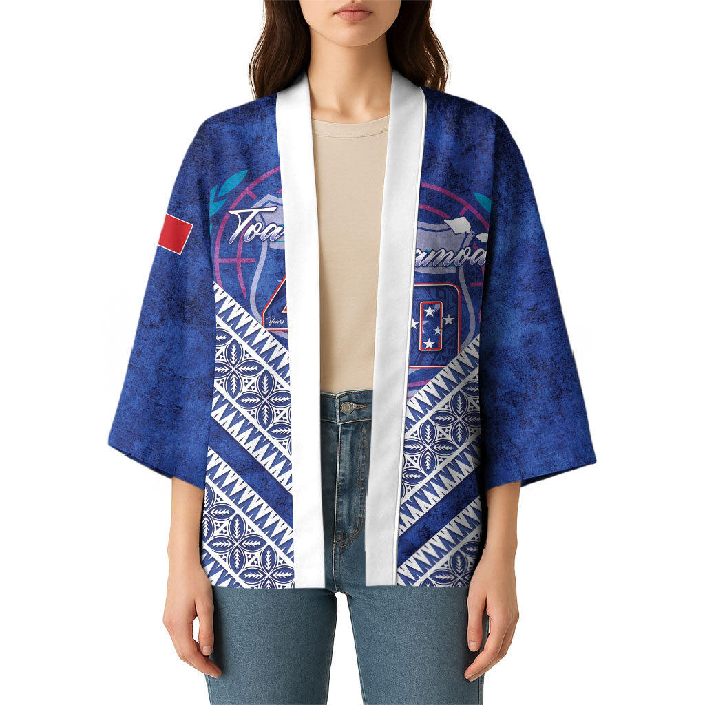 Toa Samoa Rugby Custom Kimono 40th Anniversary Samoan Siapo Pattern