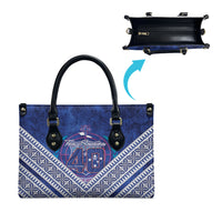 Toa Samoa Rugby Leather Bag 40th Anniversary Samoan Siapo Pattern