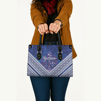 Toa Samoa Rugby Leather Bag 40th Anniversary Samoan Siapo Pattern