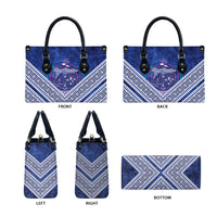 Toa Samoa Rugby Leather Bag 40th Anniversary Samoan Siapo Pattern