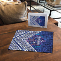 Toa Samoa Rugby Puzzle 40th Anniversary Samoan Siapo Pattern LT14 - Polynesian Pride
