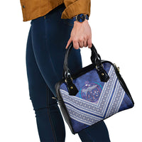 Toa Samoa Rugby Shoulder Handbag 40th Anniversary Samoan Siapo Pattern LT14 - Polynesian Pride