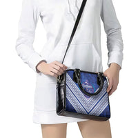 Toa Samoa Rugby Shoulder Handbag 40th Anniversary Samoan Siapo Pattern LT14 - Polynesian Pride