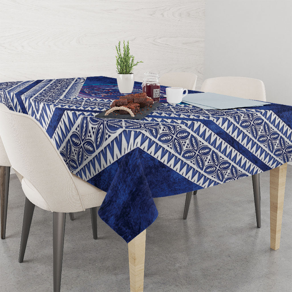 Toa Samoa Rugby Tablecloth 40th Anniversary Samoan Siapo Pattern LT14 - Polynesian Pride