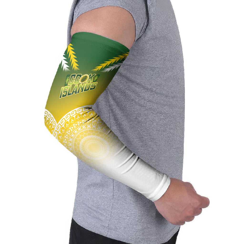 Cook Islands Rugby Custom Arm Sleeves Come On Kukis LT14 - Polynesian Pride