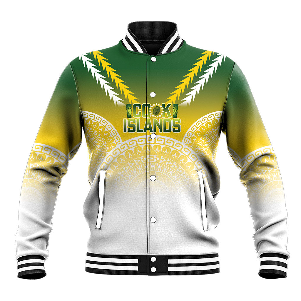 Cook Islands Rugby Custom Baseball Jacket Come On Kukis LT14 Unisex Multicolor - Polynesian Pride