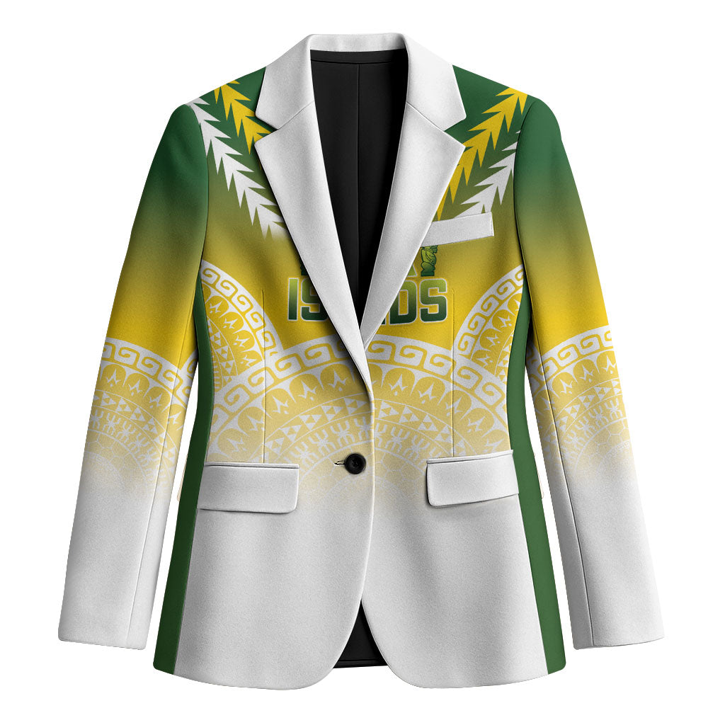 Cook Islands Rugby Custom Blazer Come On Kukis LT14 Unisex Multicolor - Polynesian Pride
