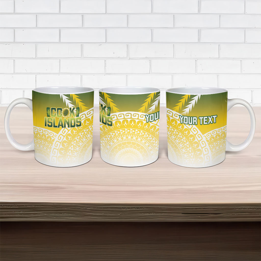 Cook Islands Rugby Custom Ceramic Mug Come On Kukis LT14 - Polynesian Pride