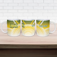 Cook Islands Rugby Custom Ceramic Mug Come On Kukis LT14 - Polynesian Pride