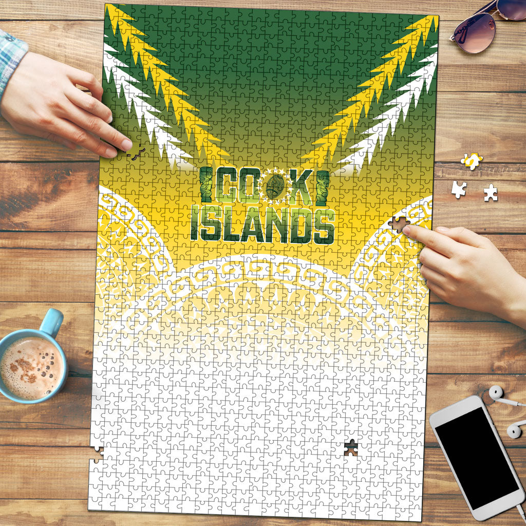 Cook Islands Rugby Puzzle Come On Kukis LT14 Multicolor - Polynesian Pride