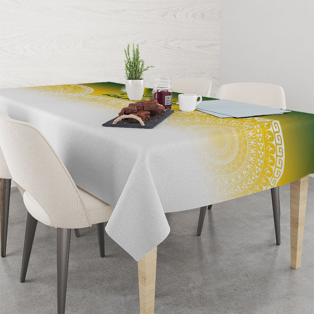 Cook Islands Rugby Tablecloth Come On Kukis LT14 - Polynesian Pride