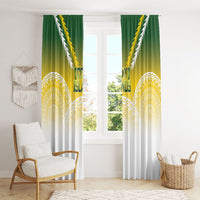 Cook Islands Rugby Window Curtain Come On Kukis LT14 - Polynesian Pride