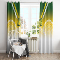 Cook Islands Rugby Window Curtain Come On Kukis LT14 - Polynesian Pride