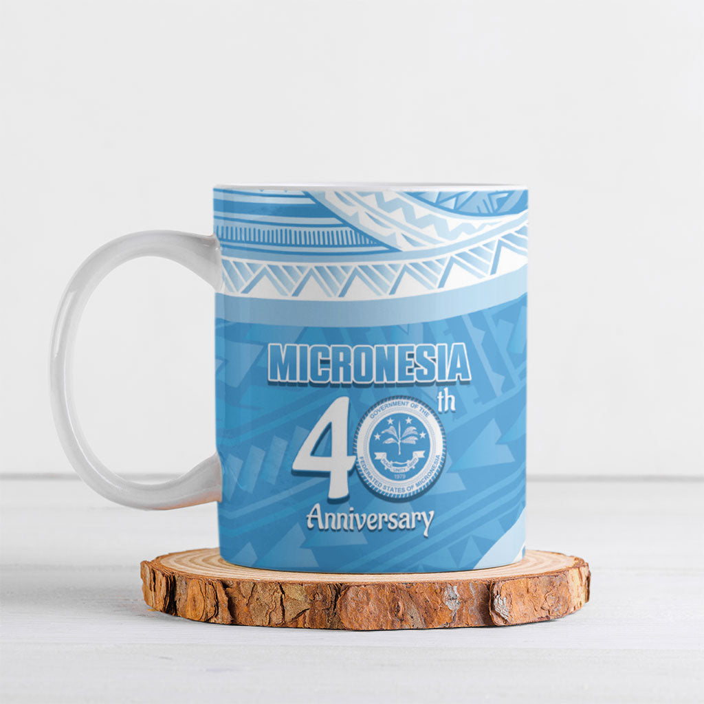 Federated States of Micronesia Independence Day Ceramic Mug FSM 40th Anniversary Proud