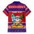 Custom Guam Christmas Family Matching Long Sleeve Bodycon Dress and Hawaiian Shirt Guaman Santas Felis Pasgua LT14 - Polynesian Pride