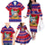 Custom Guam Christmas Family Matching Off Shoulder Long Sleeve Dress and Hawaiian Shirt Guaman Santas Felis Pasgua LT14 - Polynesian Pride