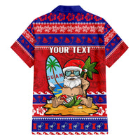 Custom Guam Christmas Family Matching Tank Maxi Dress and Hawaiian Shirt Guaman Santas Felis Pasgua LT14 - Polynesian Pride