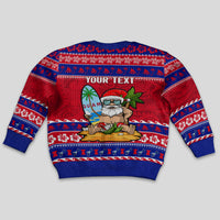 Custom Guam Christmas Kid Ugly Christmas Sweater Guaman Santas Felis Pasgua LT14 - Polynesian Pride