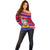 Custom Guam Christmas Off Shoulder Sweater Guaman Santas Felis Pasgua LT14 - Polynesian Pride