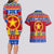 Custom Philippines Christmas Couples Matching Long Sleeve Bodycon Dress and Hawaiian Shirt Filipino Parol Maligayang Pasko LT14 - Polynesian Pride