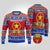 Custom Philippines Christmas Ugly Christmas Sweater Filipino Parol Maligayang Pasko LT14 Blue - Polynesian Pride