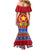 Custom Philippines Christmas Mermaid Dress Filipino Parol Maligayang Pasko LT14 - Polynesian Pride