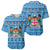 Custom Fiji Christmas Baseball Jersey Fijian Tapa Marau na Kerisimasi LT14 - Polynesian Pride