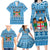 Custom Fiji Christmas Family Matching Long Sleeve Bodycon Dress and Hawaiian Shirt Fijian Tapa Marau na Kerisimasi LT14 - Polynesian Pride