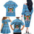 Custom Fiji Christmas Family Matching Off Shoulder Long Sleeve Dress and Hawaiian Shirt Fijian Tapa Marau na Kerisimasi LT14 - Polynesian Pride