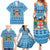 Custom Fiji Christmas Family Matching Summer Maxi Dress and Hawaiian Shirt Fijian Tapa Marau na Kerisimasi LT14 - Polynesian Pride