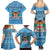 Custom Fiji Christmas Family Matching Summer Maxi Dress and Hawaiian Shirt Fijian Tapa Marau na Kerisimasi LT14 - Polynesian Pride