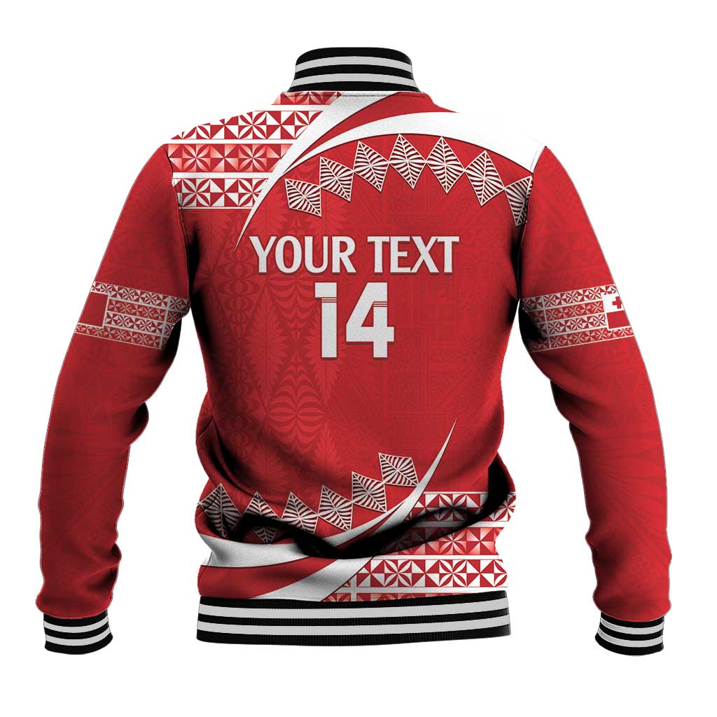 Custom Mate Maa Tonga Baseball Jacket 2024 Go Champions LT14 - Polynesian Pride