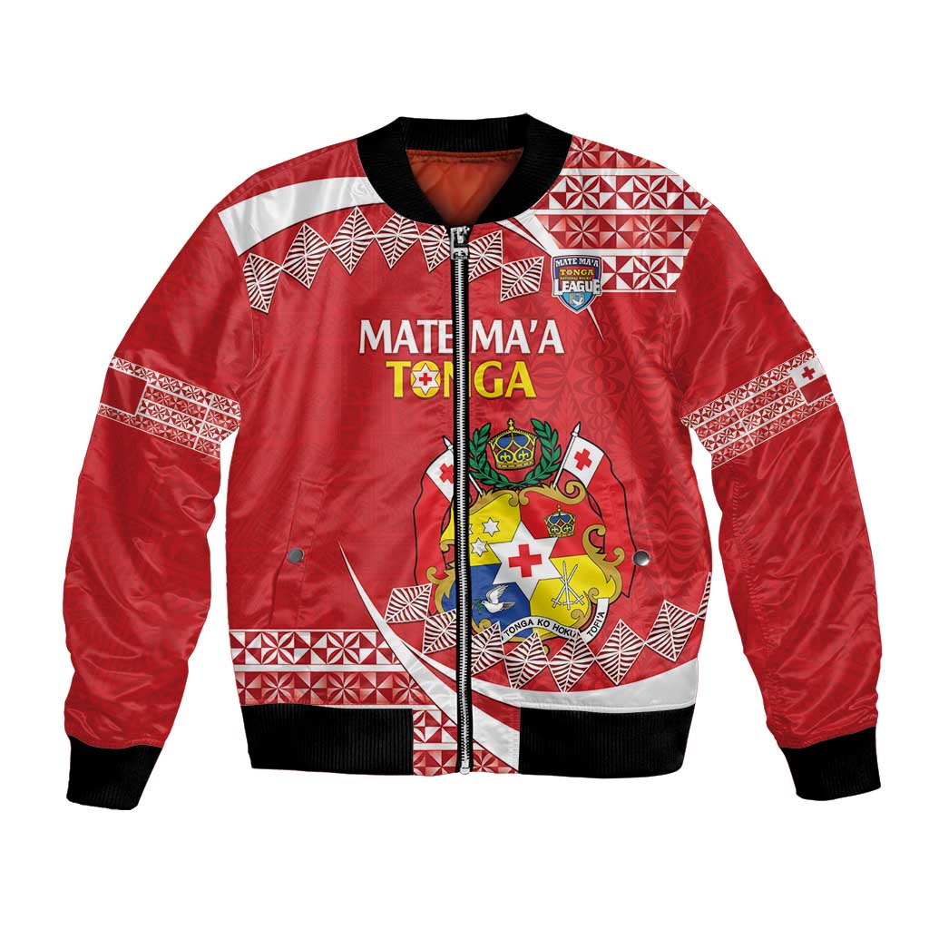 Custom Mate Maa Tonga Bomber Jacket 2024 Go Champions