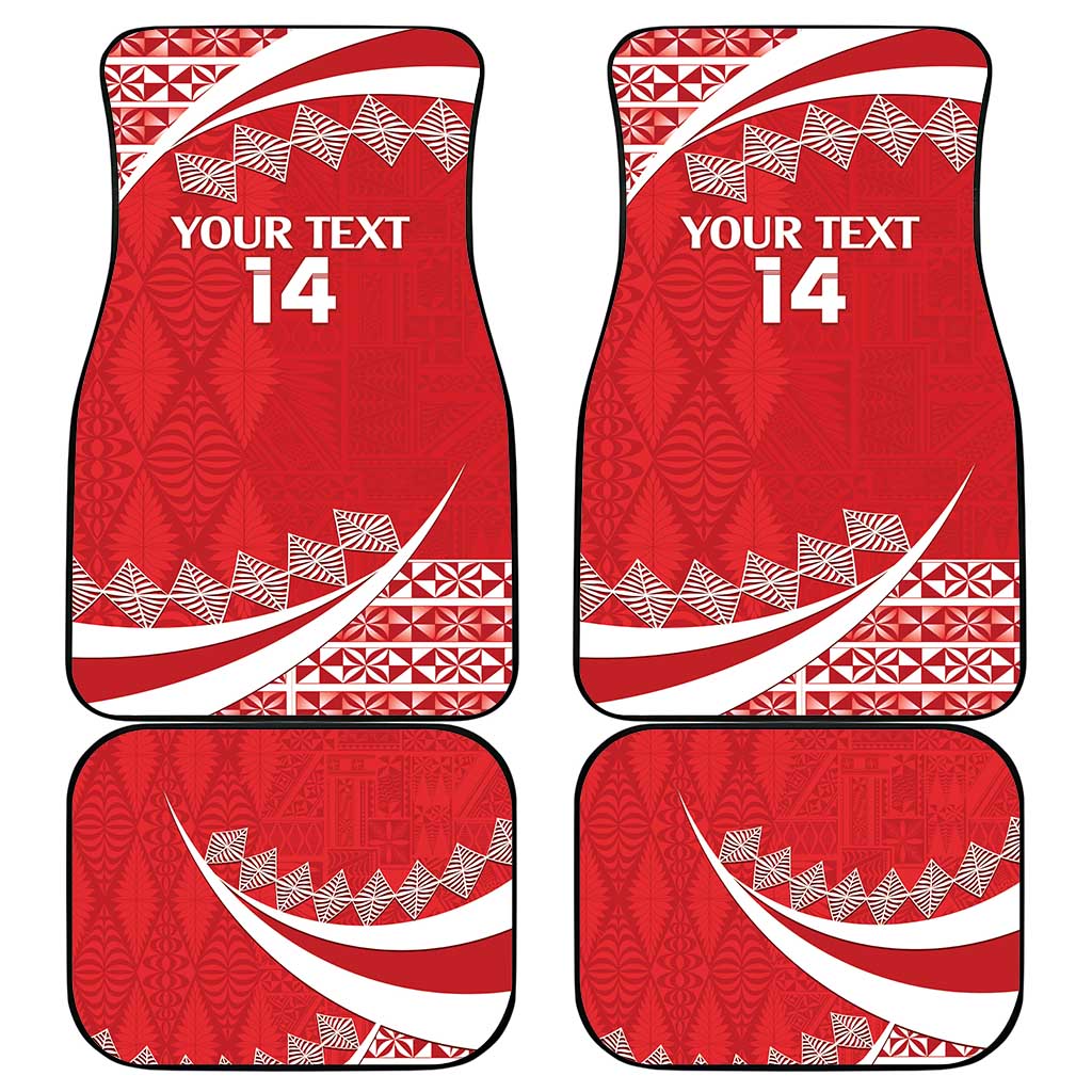 Custom Mate Maa Tonga Car Mats 2024 Go Champions LT14 - Polynesian Pride