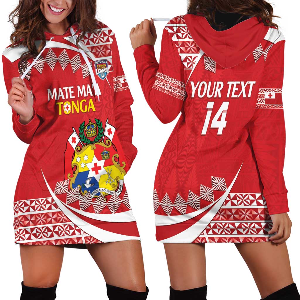 Custom Mate Maa Tonga Hoodie Dress 2024 Go Champions LT14 - Polynesian Pride
