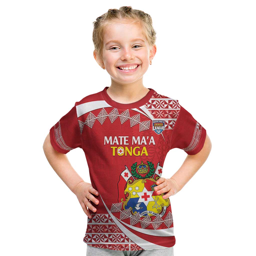 Custom Mate Maa Tonga Kid T Shirt 2024 Go Champions
