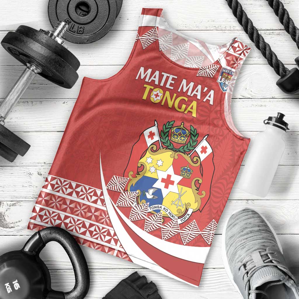 Custom Mate Maa Tonga Men Tank Top 2024 Go Champions LT14 - Polynesian Pride