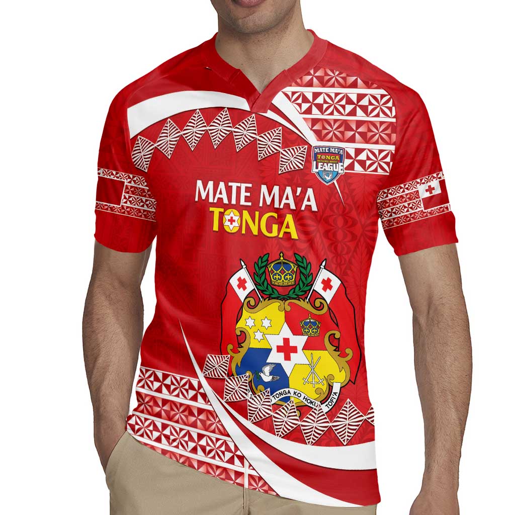 Custom Mate Maa Tonga Rugby Jersey 2024 Go Champions LT14 - Polynesian Pride