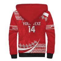 Custom Mate Maa Tonga Sherpa Hoodie 2024 Go Champions LT14 - Polynesian Pride