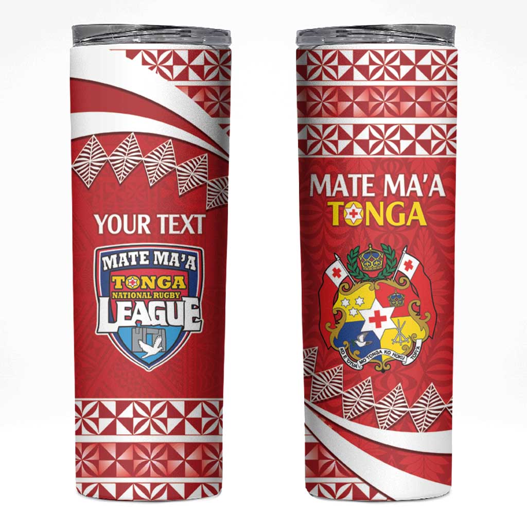 Custom Mate Maa Tonga Skinny Tumbler 2024 Go Champions