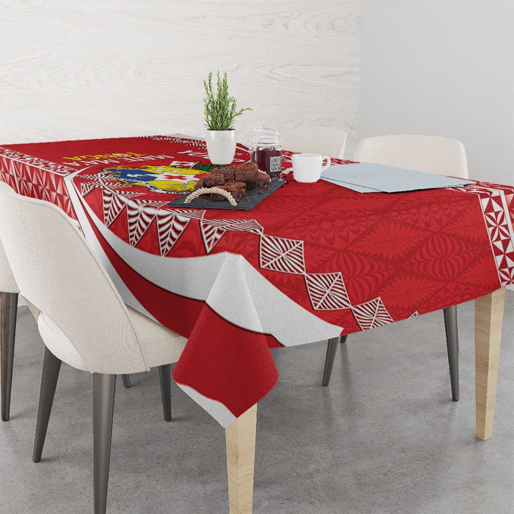 Custom Mate Maa Tonga Tablecloth 2024 Go Champions LT14 - Polynesian Pride